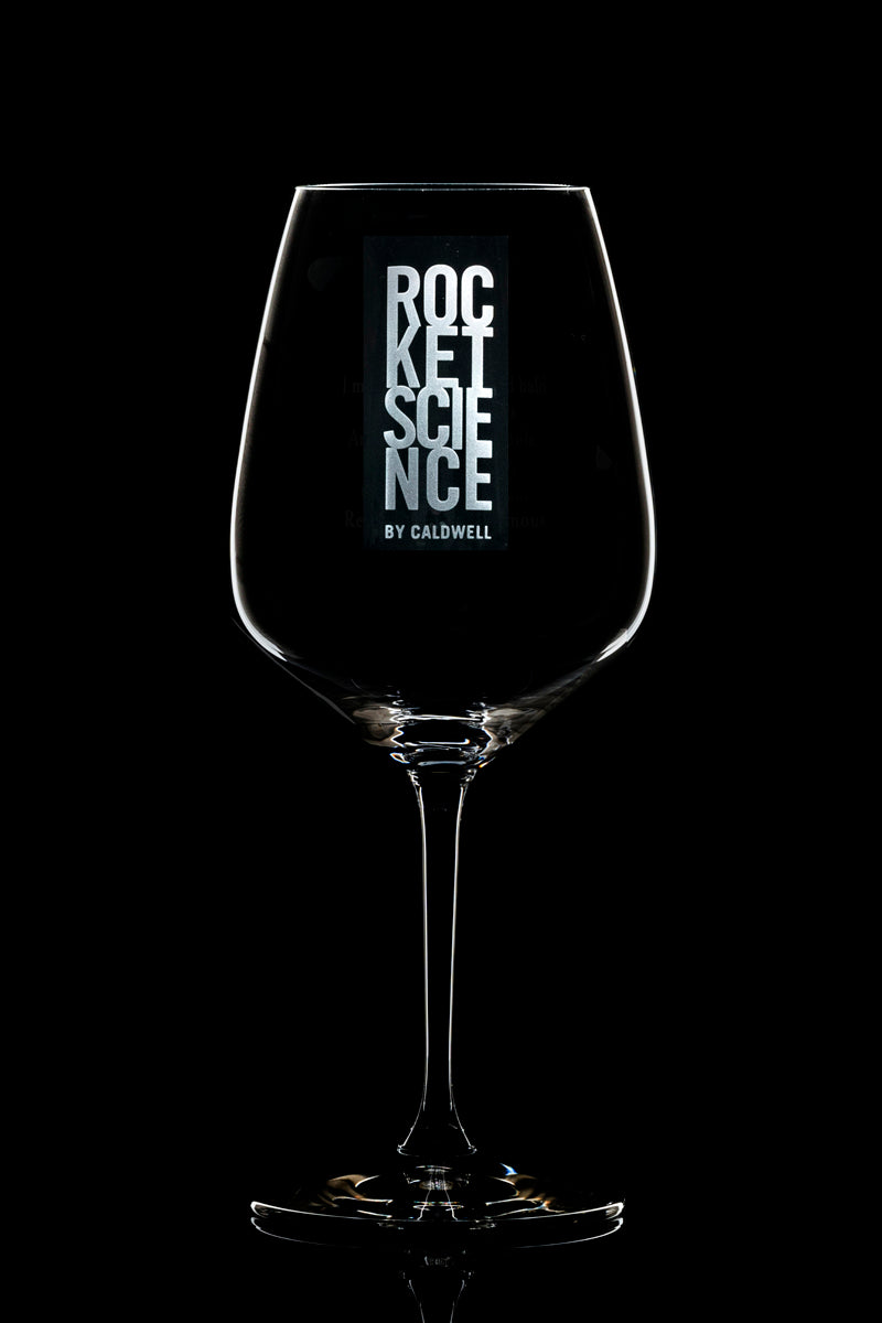 Caldwell Rocket Science 'Countdown' Etched Riedel Glass