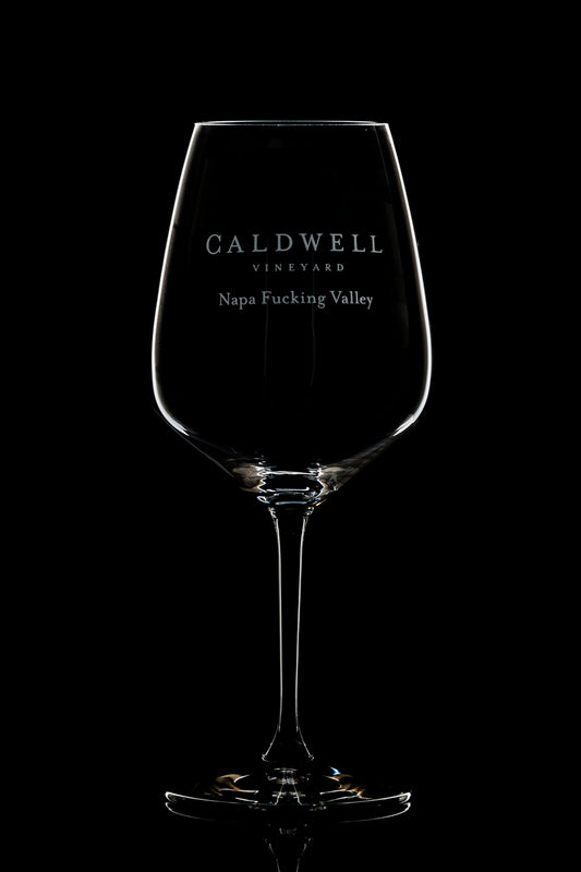 Caldwell<br>Napa Fucking Valley™<br>Etched Riedel Glass