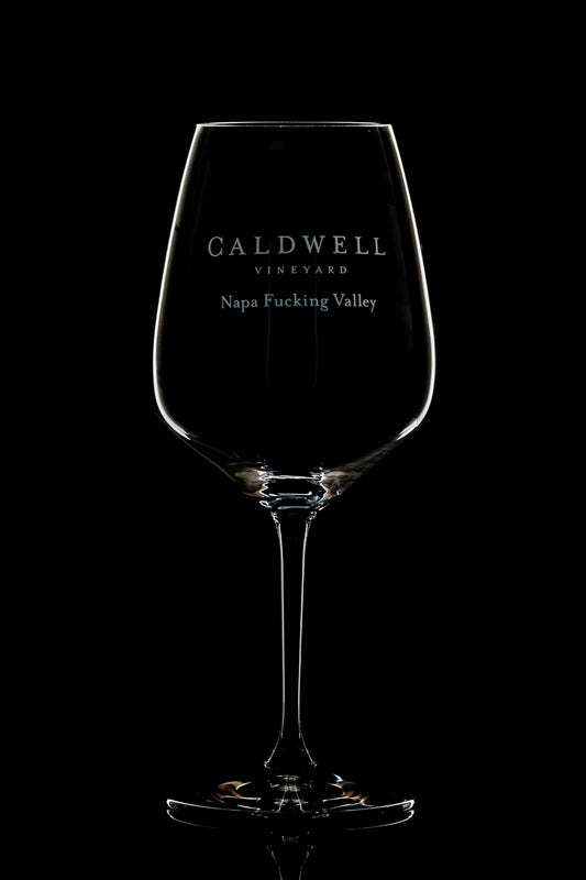 Caldwell<br>Napa Fucking Valley™<br>Etched Riedel Glass