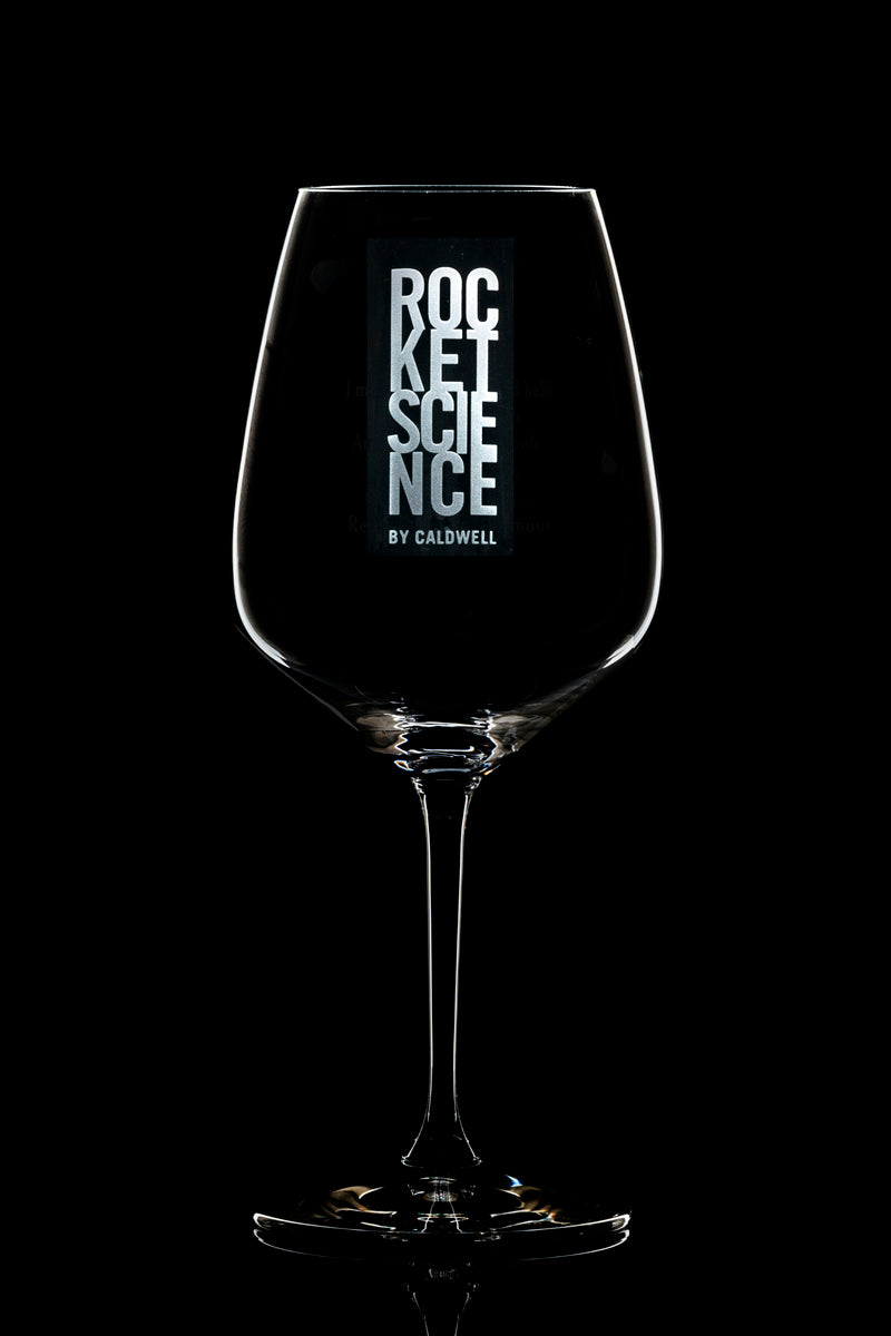 Caldwell Rocket Science 'Countdown' Etched Riedel Glass